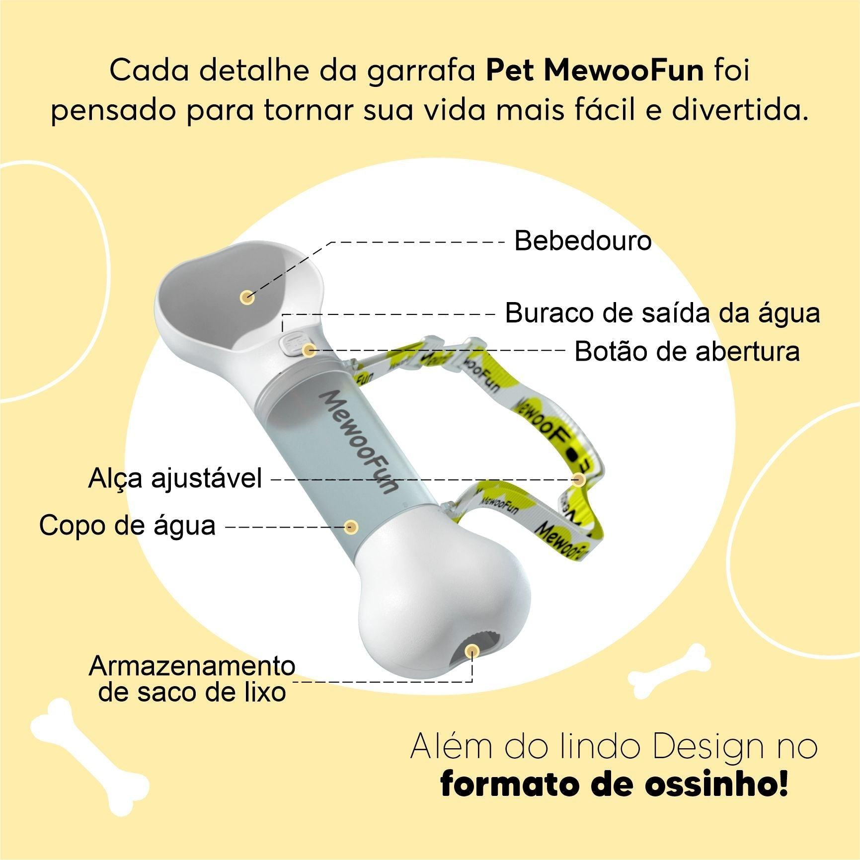 Garrafa Pet MewooFun - Para Cachorros