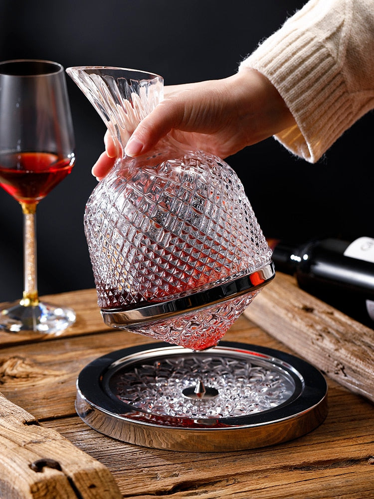 Aerador de Vinho, Decanter Giratório