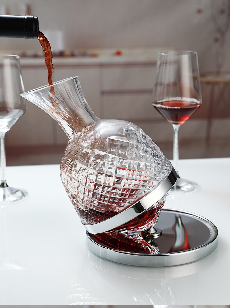 Aerador de Vinho, Decanter Giratório