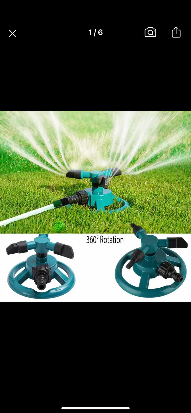 Spray Rotativo 360º: A solução completa para regar seu jardim!