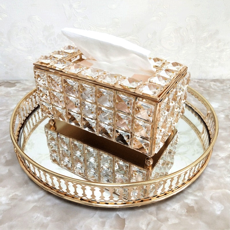 Porta Guarda-Napo De Cristal Elegante e Indispensável â Mesa